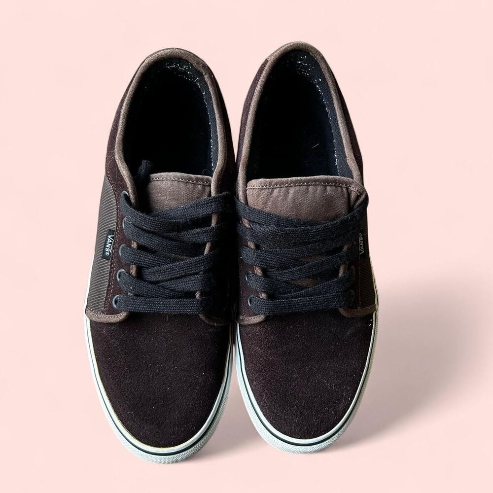 Brown Chukka Low Vans.
